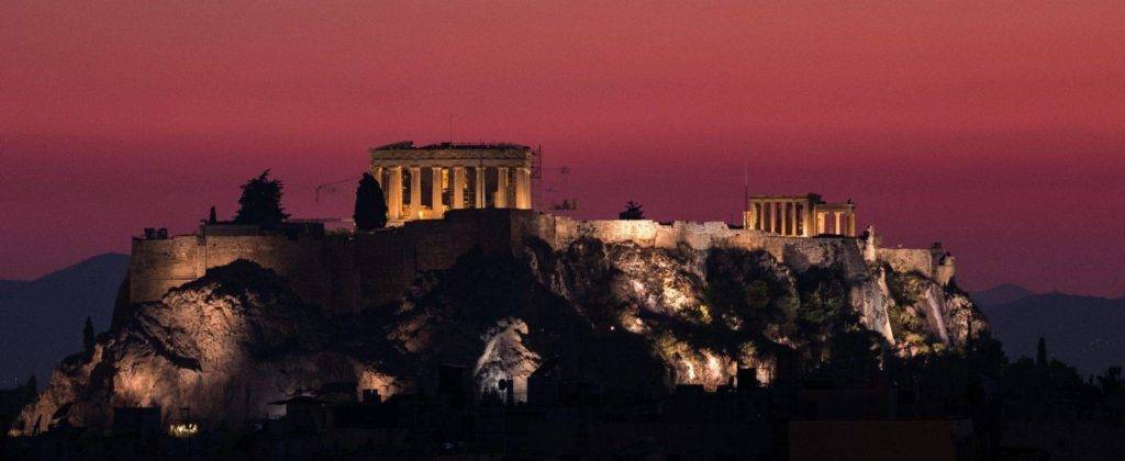 Parthenon atop the Acropolis in Athens